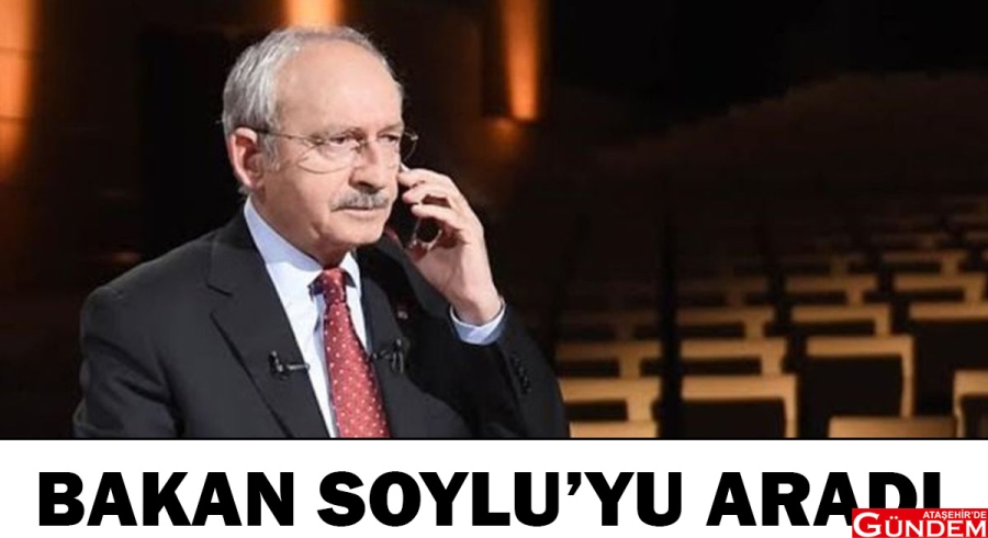 KILIÇDAROĞLU'NDAN SOYLU'YA TAZİYE TELEFONU BAKAN SOYLU TAZİYE CHP ATAŞEHİRDE GÜNDEM